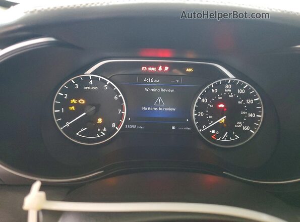 1N4AA6FV7PC505183 2023 NISSAN MAXIMA PLATINUM White Instrument cluster view