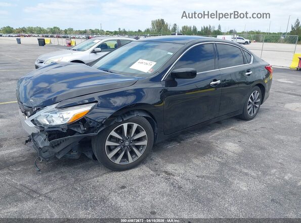 1N4AL3AP0HC233496 2017 NISSAN ALTIMA Black Առջևի ձախ երեք քառորդ տեսարան