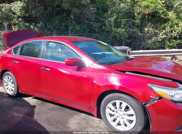 1N4AL3AP1HC230770 2017 NISSAN ALTIMA Red Widok wnętrza z tyłu