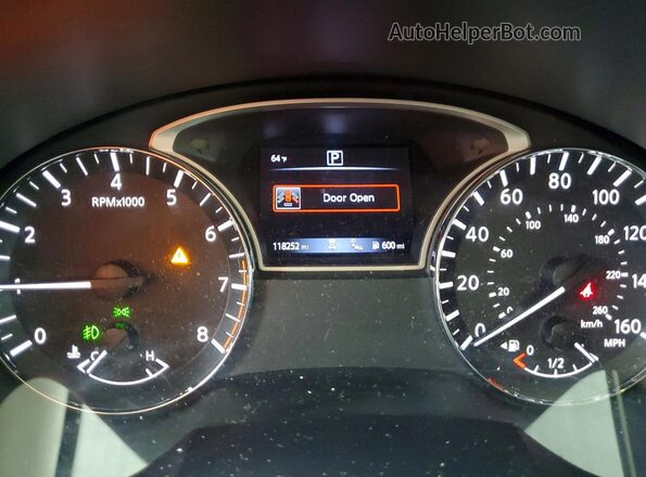 1N4AL3AP2GC118087 2016 NISSAN ALTIMA Gray Սարքավորումների վահանակի տեսք