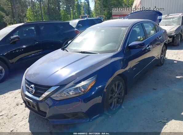 1N4AL3AP2JC476345 2018 NISSAN ALTIMA Синий Передняя левая четверть