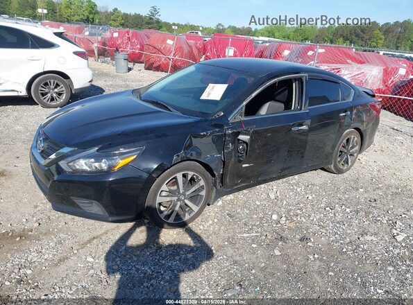 1N4AL3AP4JC109253 2018 NISSAN ALTIMA Black Առջևի ձախ երեք քառորդ տեսարան