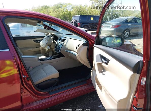 1N4AL3AP6GC171391 2016 NISSAN ALTIMA Red Widok wnętrza z przodu