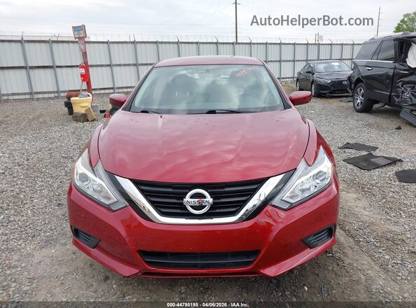 1N4AL3AP6JC473660 2018 NISSAN ALTIMA Maroon Вид щитка приладів