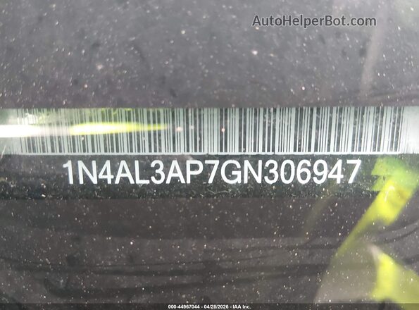 1N4AL3AP7GN306947 2016 NISSAN ALTIMA Black 