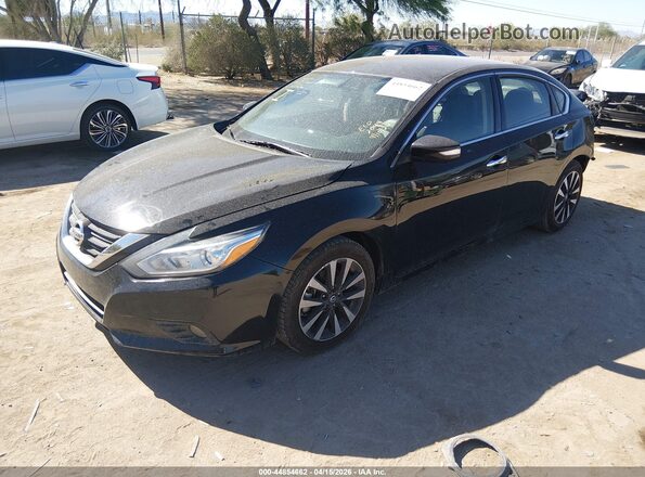 1N4AL3AP7JC238197 2018 NISSAN ALTIMA Black Առջևի ձախ երեք քառորդ տեսարան
