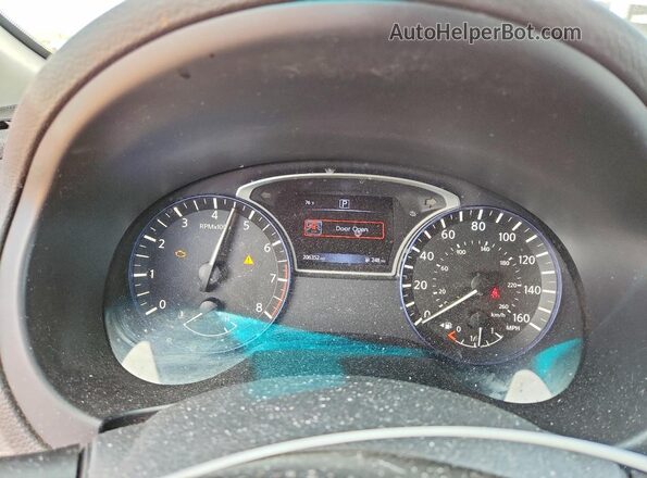 1N4AL3AP8HC158000 2017 NISSAN ALTIMA Silver Widok zestawu wskaźników