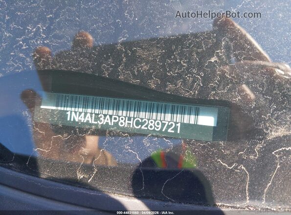 1N4AL3AP8HC289721 2017 NISSAN ALTIMA Silver Vista del cuadro de instrumentos