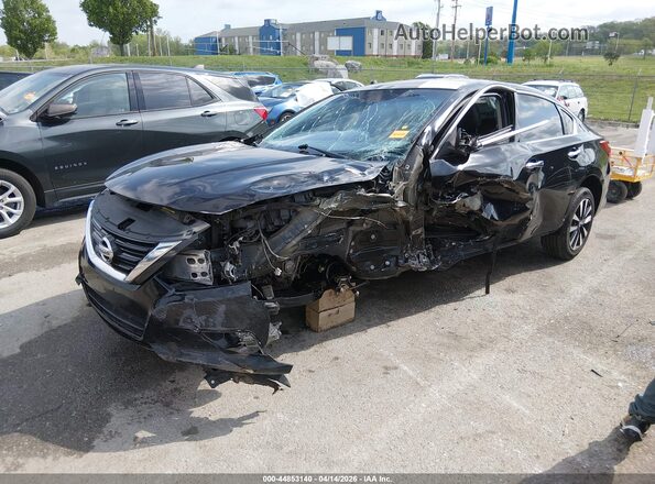 1N4AL3AP8JC153563 2018 NISSAN ALTIMA Black წინა მარცხენა ხედი სამი მეოთხედიდან