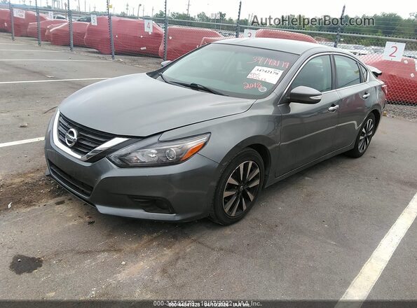 1N4AL3AP8JC174221 2018 NISSAN ALTIMA Gray Przód lewy