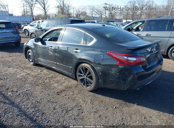 1N4AL3AP8JC257258 2018 NISSAN ALTIMA Black უკანა მარცხენა