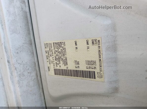 1N4AL3AP9JC171201 2018 NISSAN ALTIMA White Widok komory silnika