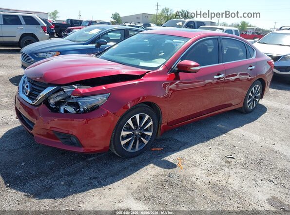 1N4AL3APXHC117464 2017 NISSAN ALTIMA Темно-бордовый Передняя левая четверть