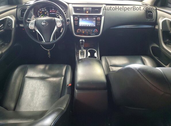 1N4AL3APXJC287703 2018 NISSAN ALTIMA Синий Вид панели приборов
