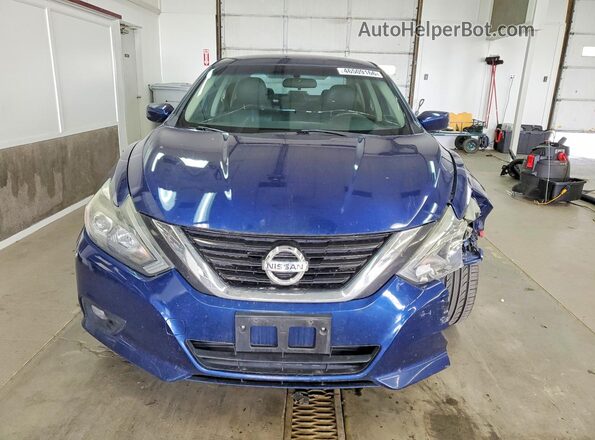 1N4AL3APXJC287703 2018 NISSAN ALTIMA Синий Вид спереди