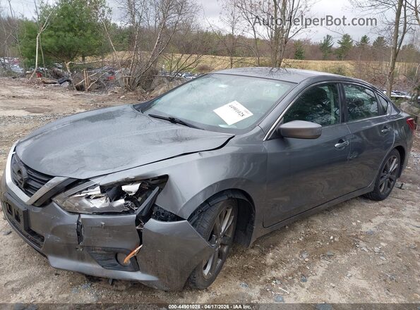 1N4AL3APXJC470194 2018 NISSAN ALTIMA Gray წინა მარცხენა ხედი სამი მეოთხედიდან