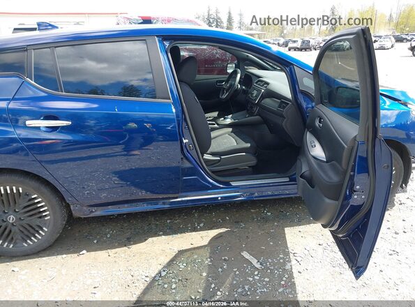 1N4AZ1CP2JC303960 2018 NISSAN LEAF Blue 