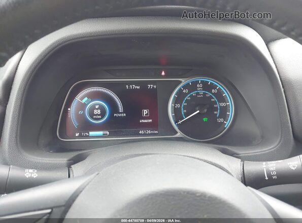 1N4AZ1CP2KC312904 2019 NISSAN LEAF Синий Вид задних сидений
