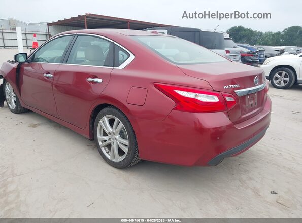 1N4BL3AP4GC131086 2016 NISSAN ALTIMA Red Задня ліва чверть