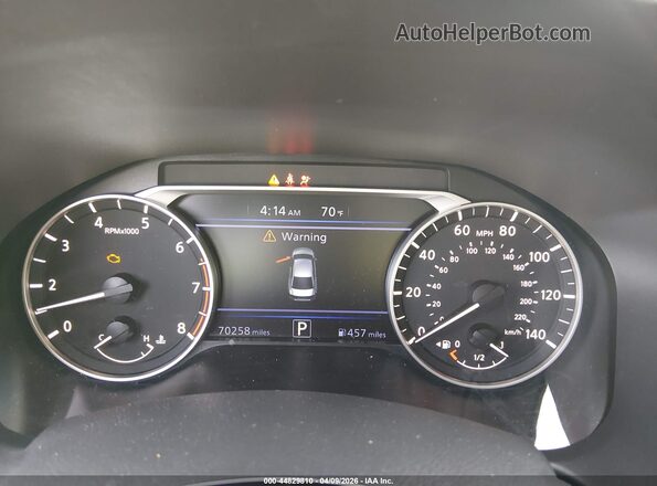 1N4BL4BV2KC166401 2019 NISSAN ALTIMA Gray უკანა სავარძლების ხედი
