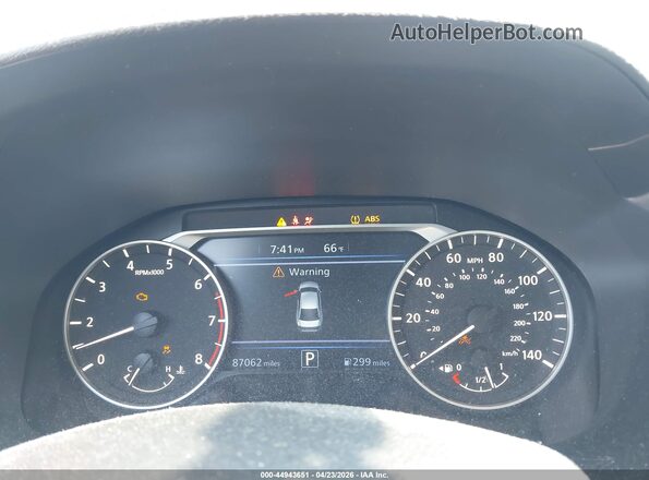 1N4BL4BV2LC168327 2020 NISSAN ALTIMA Blue Widok tylnych siedzeń