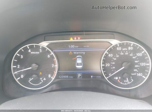 1N4BL4BV2LC258156 2020 NISSAN ALTIMA Black Հետևի նստատեղերի տեսք
