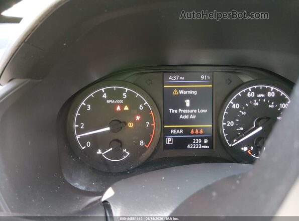 1N4BL4BV3RN422706 2024 NISSAN ALTIMA White უკანა სავარძლების ხედი