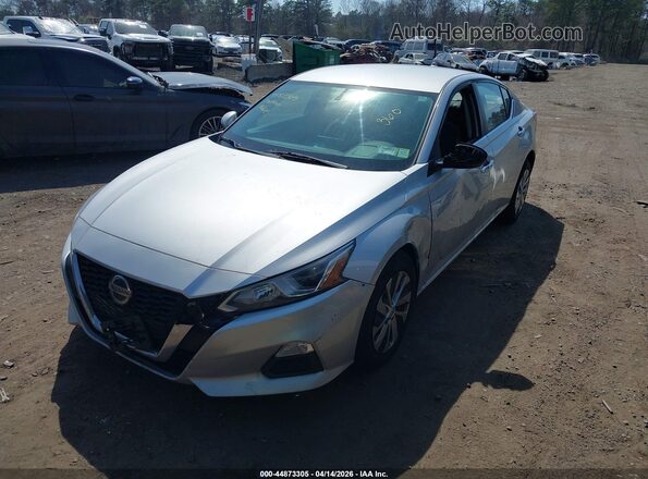 1N4BL4BV4KC221527 2019 NISSAN ALTIMA Silver Առջևի ձախ երեք քառորդ տեսարան