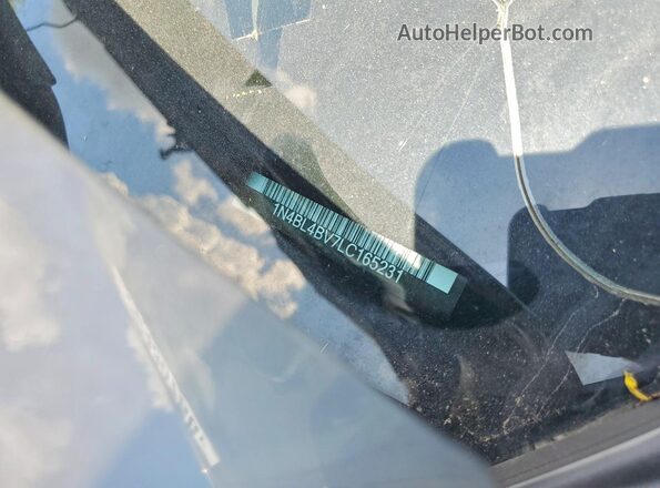 1N4BL4BV7LC165231 2020 NISSAN ALTIMA Gray VIN sticker view
