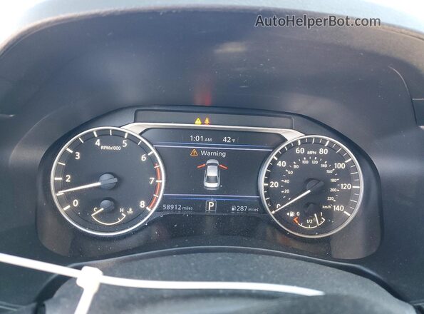 1N4BL4BVXLC283029 2020 NISSAN ALTIMA Черный Вид щитка приборов