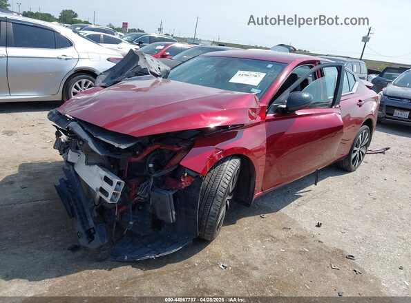 1N4BL4CV2NN370588 2022 NISSAN ALTIMA Red წინა მარცხენა ხედი სამი მეოთხედიდან