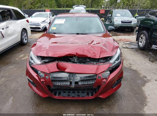 1N4BL4CVXKC212152 2019 NISSAN ALTIMA Красный Вид щитка приборов