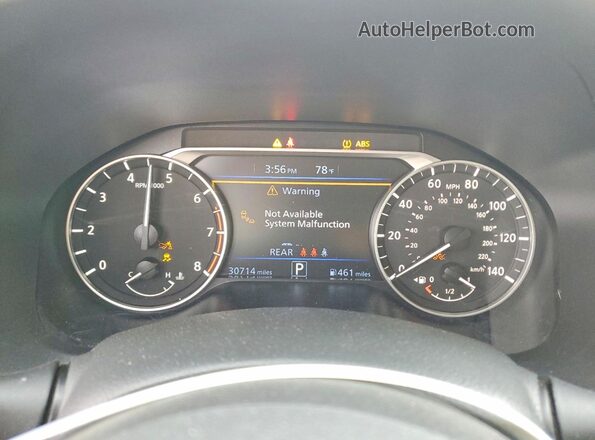 1N4BL4DV8SN384635 2025 NISSAN ALTIMA Black Vista del cuadro de instrumentos