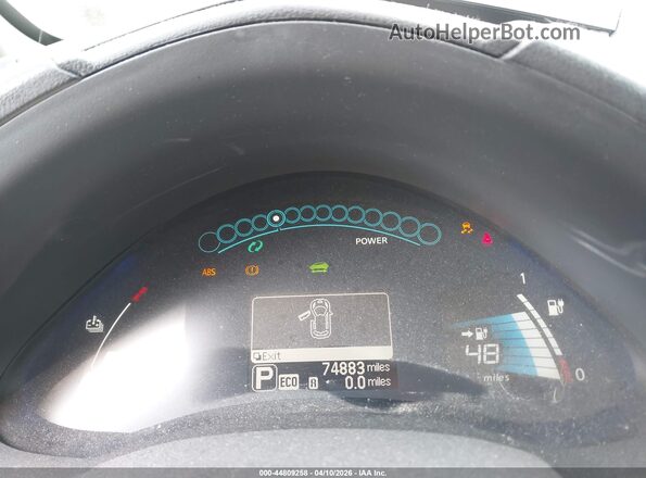 1N4BZ0CP5HC310927 2017 NISSAN LEAF Blue Вид задніх сидінь
