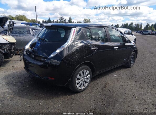1N4BZ0CP7HC302845 2017 NISSAN LEAF Black Задня права чверть