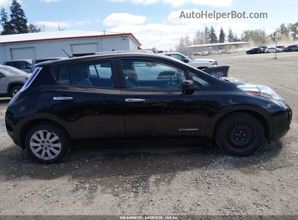1N4BZ0CP7HC302845 2017 NISSAN LEAF Black Вид задньої частини салону