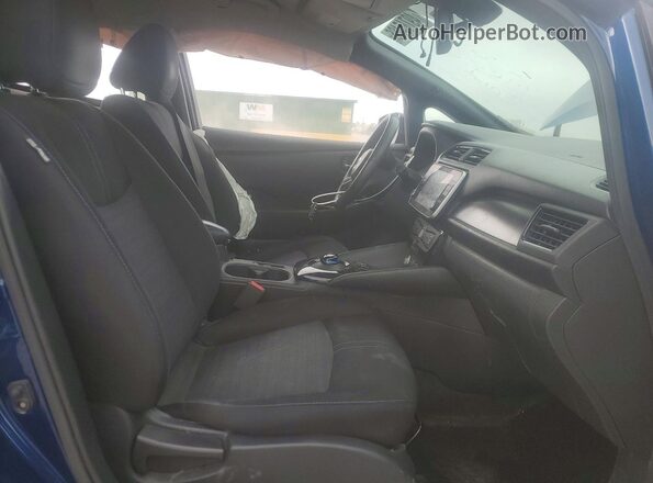 1N4BZ1CP1KC319136 2019 NISSAN LEAF Blue Vista interior delantera
