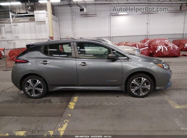 1N4BZ1CP2KC320442 2019 NISSAN LEAF Серый Вид задней части салона