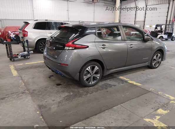1N4BZ1CP2KC320442 2019 NISSAN LEAF Серый Задняя правая четверть