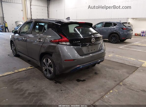 1N4BZ1CP2KC320442 2019 NISSAN LEAF Серый Задняя левая четверть