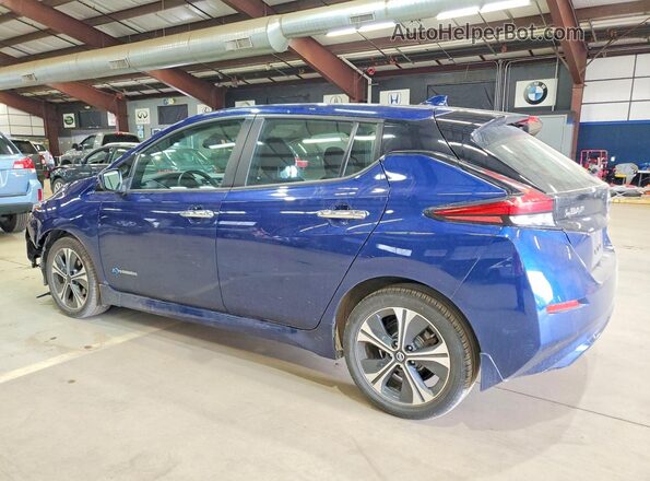 1N4BZ1CP9KC313617 2019 NISSAN LEAF Blue Tył lewy