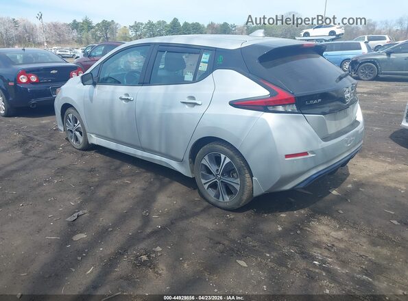 1N4BZ1CV4MC555961 2021 NISSAN LEAF Silver Trasero izquierdo