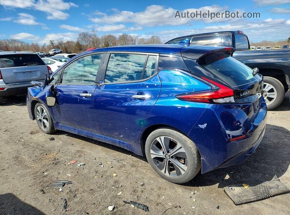 1N4BZ1CV9NC554144 2022 NISSAN LEAF Blue Trasero izquierdo