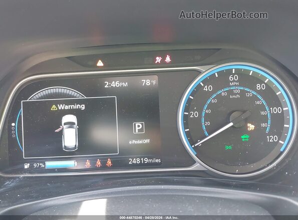 1N4CZ1CV1PC552038 2023 NISSAN LEAF White Вид задніх сидінь