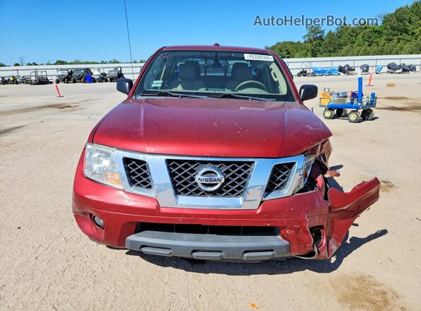1N6AD0ER7GN741689 2016 NISSAN FRONTIER Бордовый Вид спереди