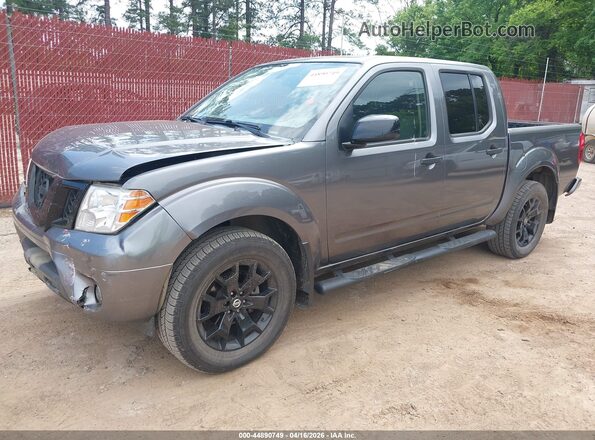 1N6ED0EB5MN720954 2021 NISSAN FRONTIER Gray Առջևի ձախ երեք քառորդ տեսարան