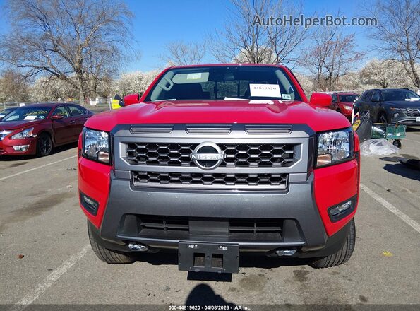 1N6ED1CM9SN623151 2025 NISSAN FRONTIER Красный Вид щитка приборов