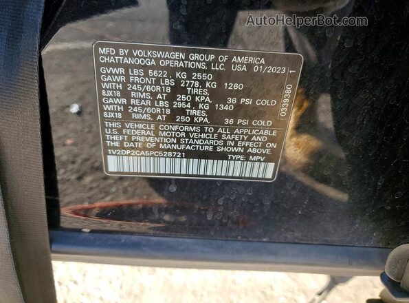 1V2DP2CA5PC528721 2023 VOLKSWAGEN ATLAS Black 