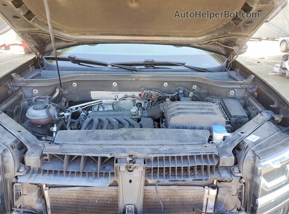 1V2DR2CA1JC524909 2018 VOLKSWAGEN ATLAS Синий Вид подкапотного пространства