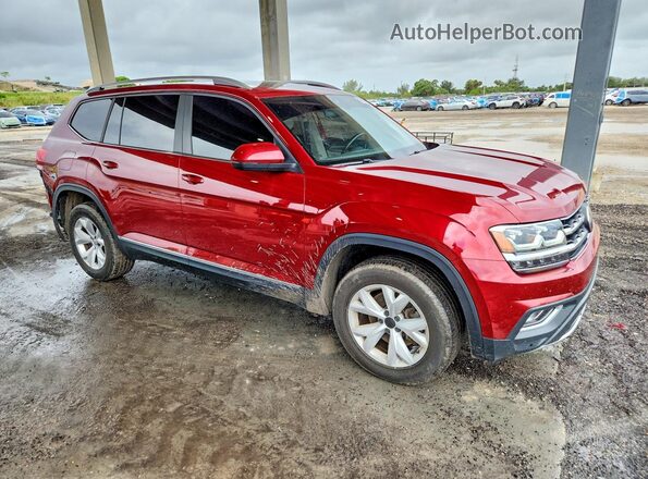 1V2ER2CA7JC514258 2018 VOLKSWAGEN ATLAS Red Передня права чверть
